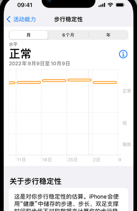 施甸iPhone手机维修如何在iPhone开启'步行稳定性通知'