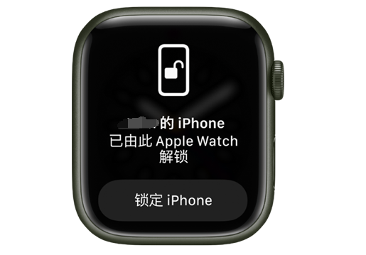 施甸苹果手机维修分享用 AppleWatch 解锁配备面容 ID 的 iPhone方法 